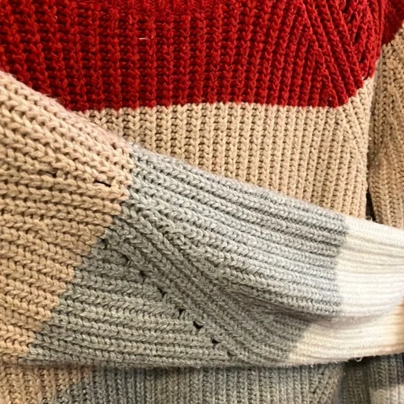 Lucky Brand Crewneck Pointelle Sweater - Picture 10 of 11